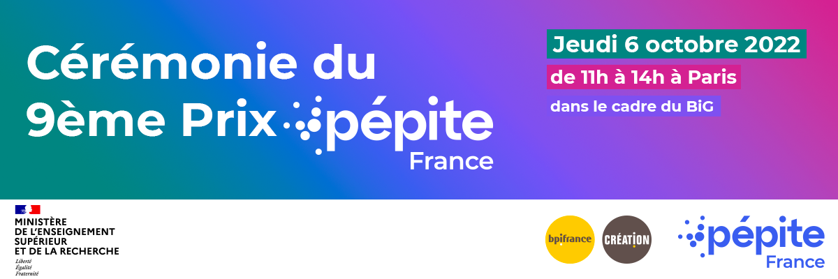 Cérémonie Prix Pépite 2022